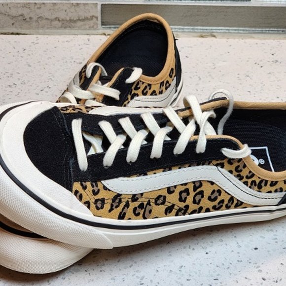 Vans Shoes - 🌟🐆Vans Style 36 Decon SF Men 6.0 Women 7.5 Black Leopard🐆🌟